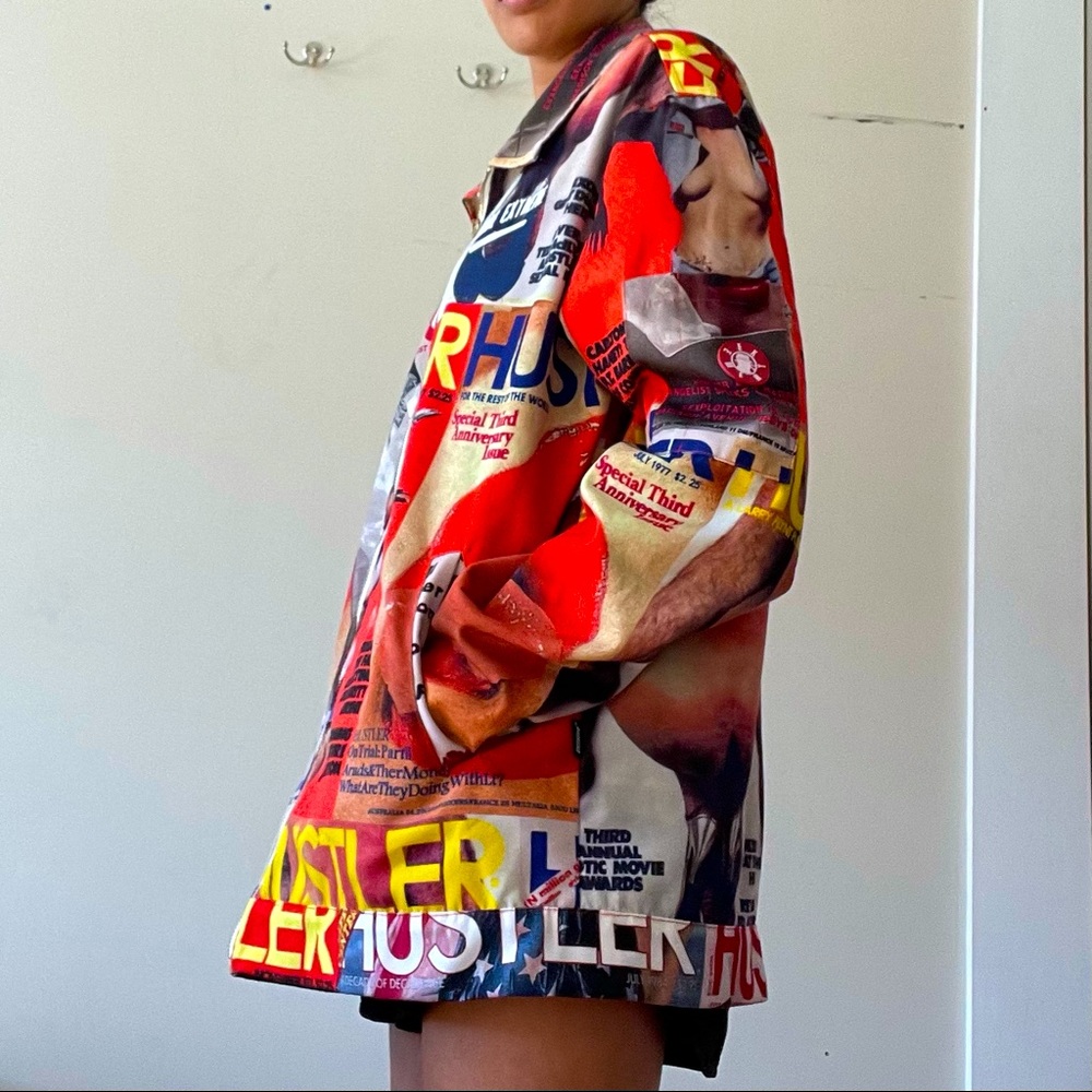 Hustler Magazine print jacket!